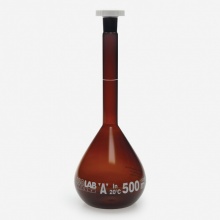 容量瓶- 标准-玻璃-棕色 - A类- 白色 刻度 - 5 ml-2000ml