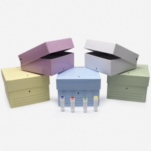 冻存管盒 - 硬纸质 -  扣压式盖